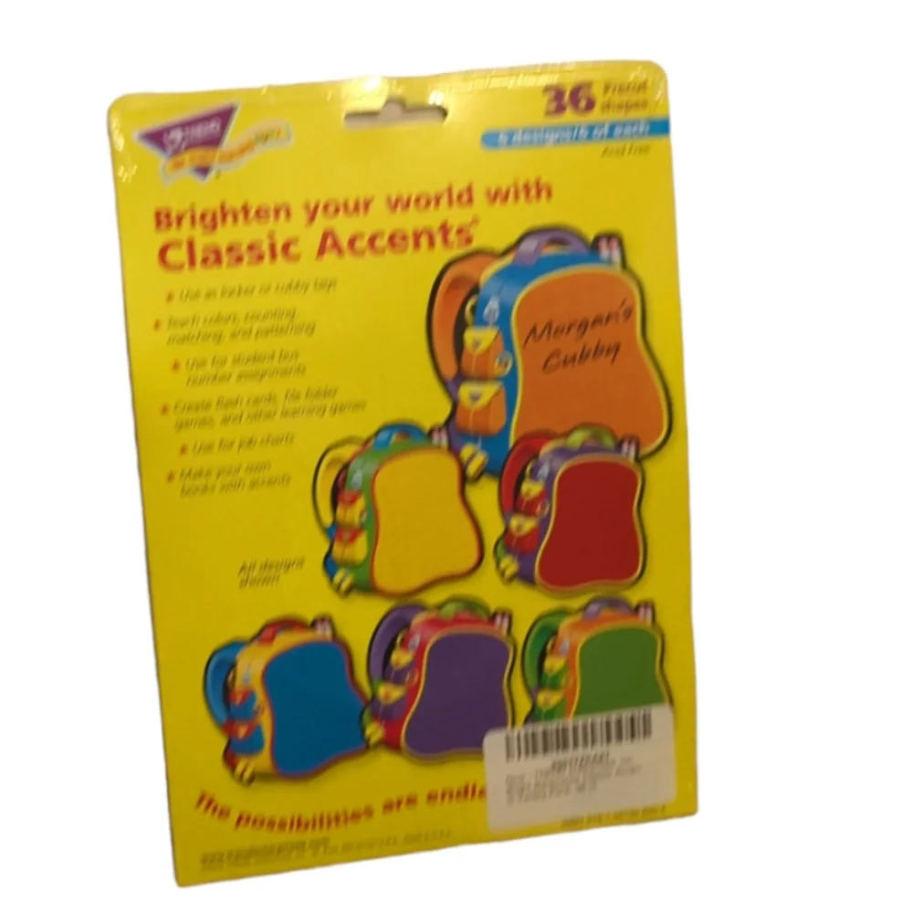 TREND enterprises, Inc. Bright Backpacks Classic Accents Variety Pack, 36 ct.